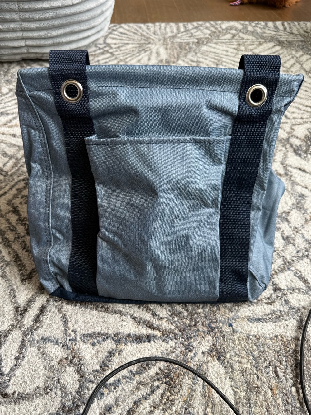 thirty-one Blue Small Utility Bag with navy Straps